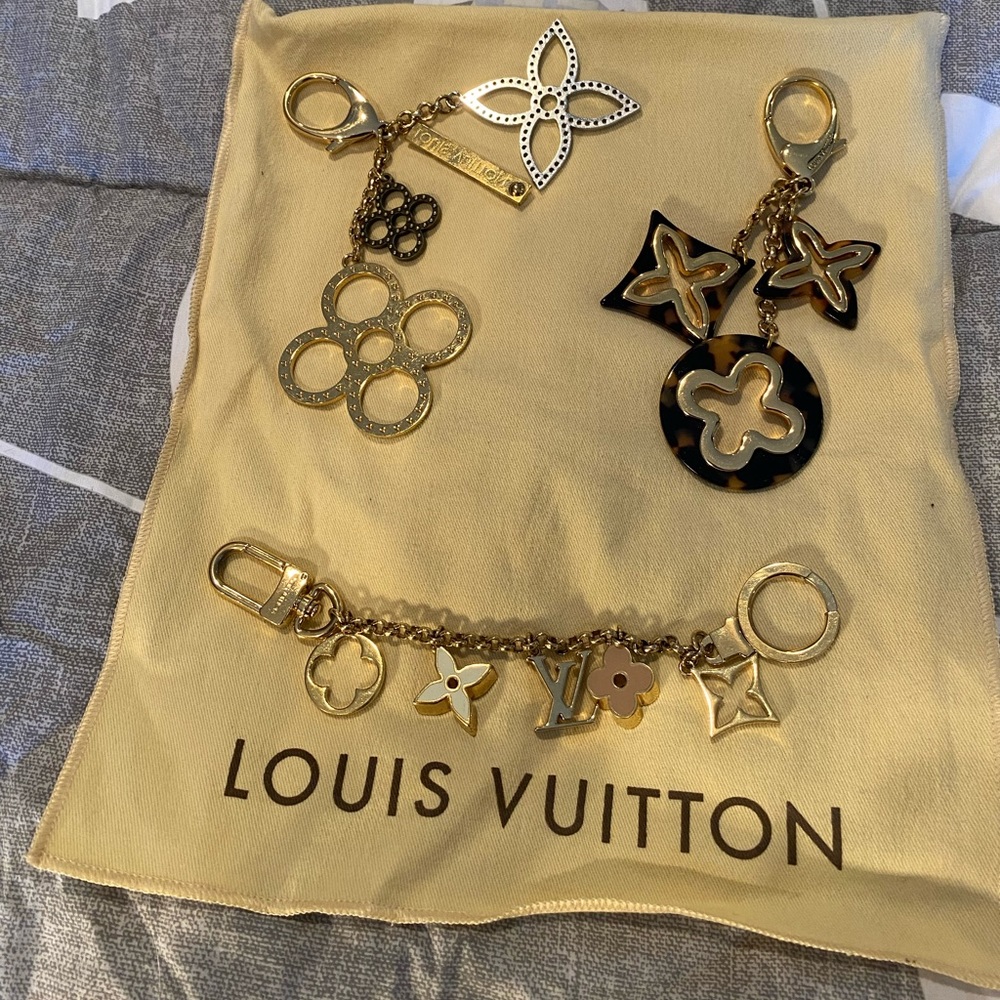 LV bag charms
